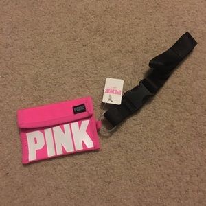 PINK wallet/lanyard